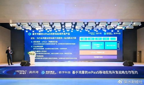 潤和軟件發(fā)布基于鴻蒙的MPaaS移動應用開發(fā)產品，開啟互聯(lián)網技術開發(fā)新篇章